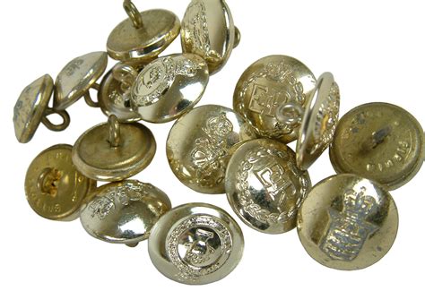 Small Regimental Buttons By British Army