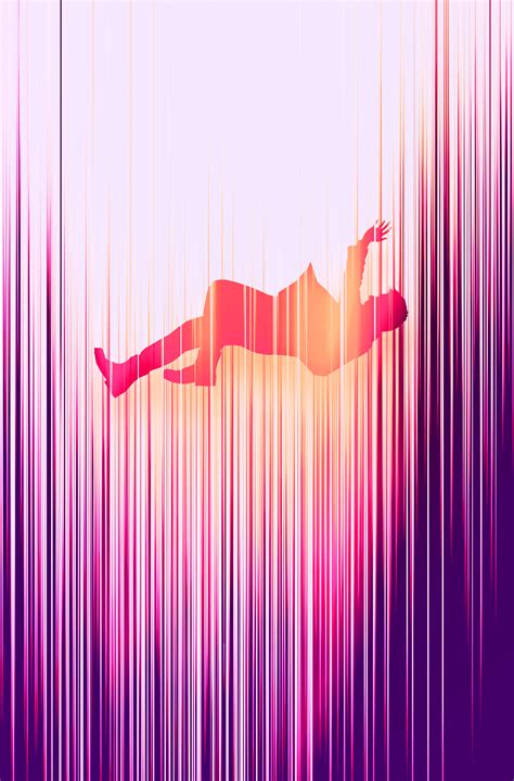 Falling 4k Wallpaper Dream Neon Pink Blur Artwork 5k