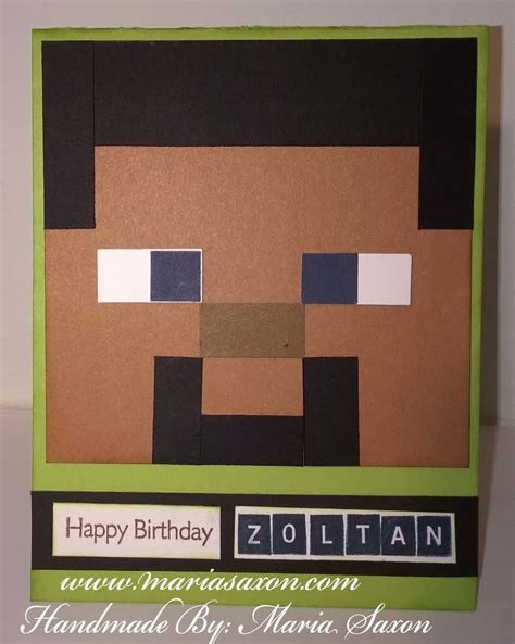 Custom minecraft maps are shared by the community to inspire, download and experience new worlds. Minecraft Birthday Card | Welcome to my Website