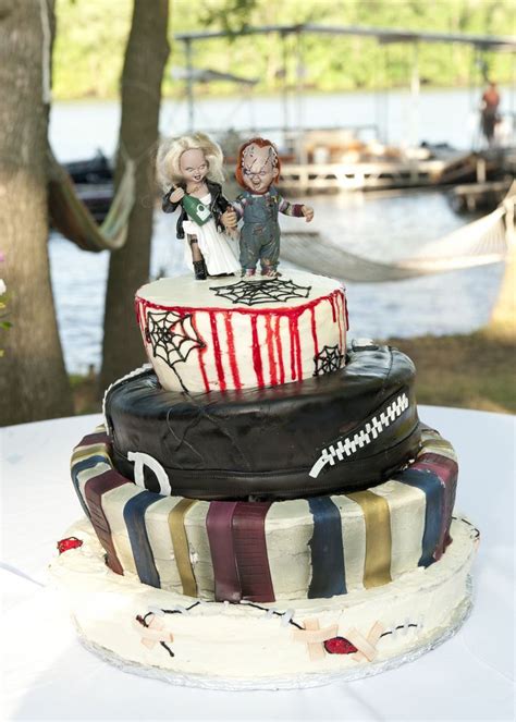 An Unconventional Cake To Be Sure This Chuckie And Bride Cake Is