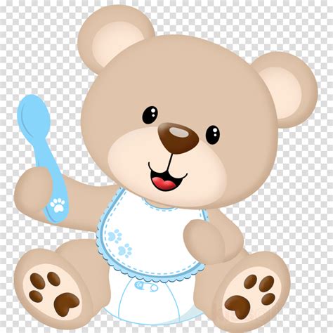 Baby Shower Clipart Bear Party Nose Transparent Clip Art