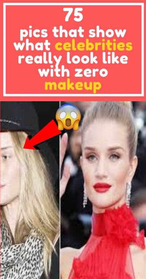 75 Pics That Show What Celebrities Really Look Like With Zero Makeup