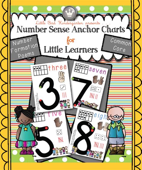 Number Sense Anchor Charts For Little Learners Little Bird Kindergarten