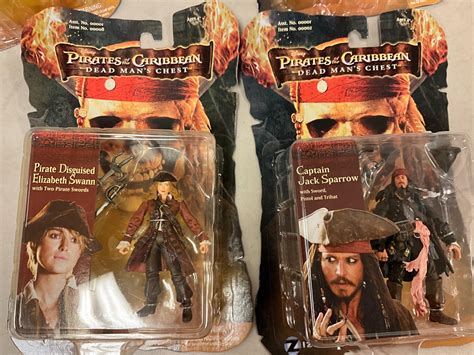 Lot Pirates Of The Caribbean Action Figures By Zizzle Includes Captain Norrington Will