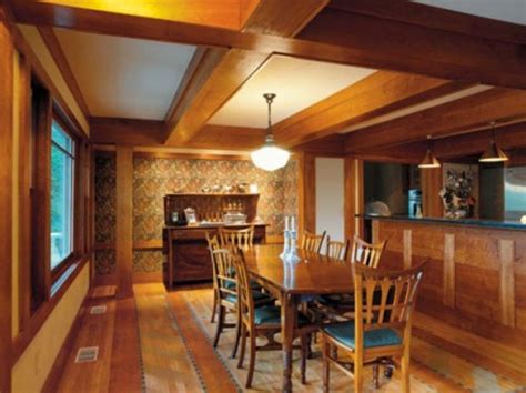 Arts And Crafts Style A House Remade Craftsman Dining Room Arts