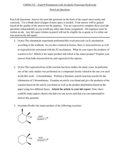 Solved Post Lab Questions Answer The Post Lab Questions