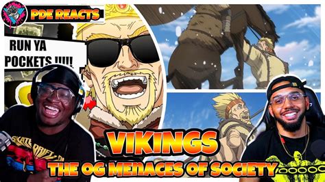 PDE Reacts VIKINGS THE OG MENACES TO SOCIETY Cj DaChamp LIVE REACTION YouTube