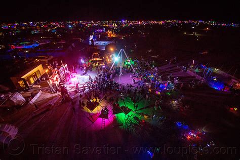 Burning Man At Night