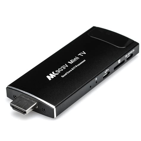 We show you the best android tv sticks for streaming on your television. MK903V Quad-Core 4K Android 4.4 TV Stick (with WIFI Antenna)