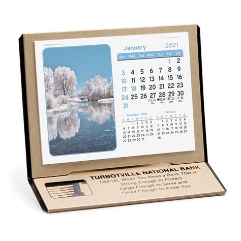 Dorado Desk Calendar 212 Custom Printed Promotional Desk Calendars