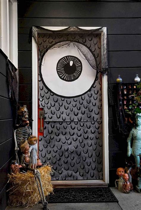25 Creative Halloween Door Decorations For 2018 15