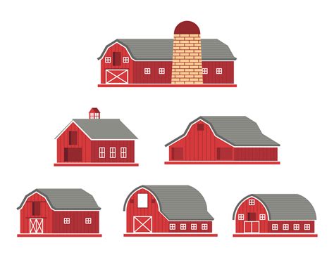 Red Barn Vector At Collection Of Red Barn Vector Free