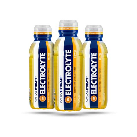 Wow Hydrate Electrolyte Drink 12 X 500ml Discount Supplements