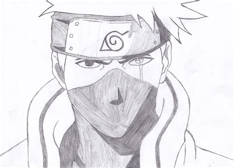 Kakashi Drawing By Me By Naruxhinata On Deviantart