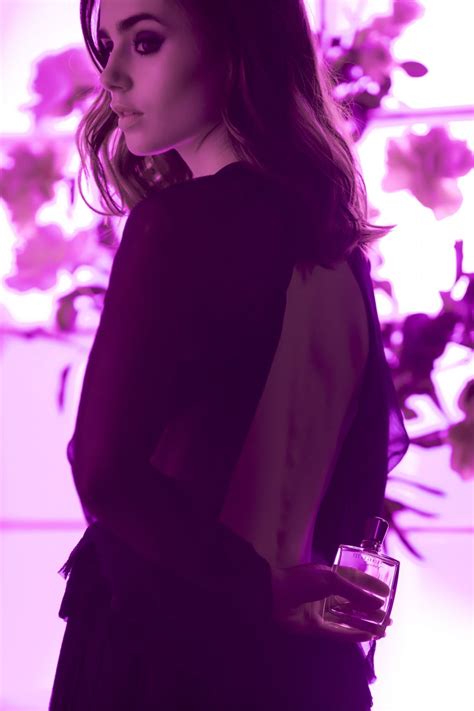 LILY COLLINS for Lancome New Miracle Secret Fragrance Campaign - HawtCelebs