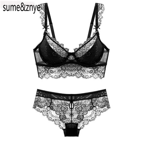 2019 Summer Female Lingerie Sexy Lace Bras Red Gather Push Up Women