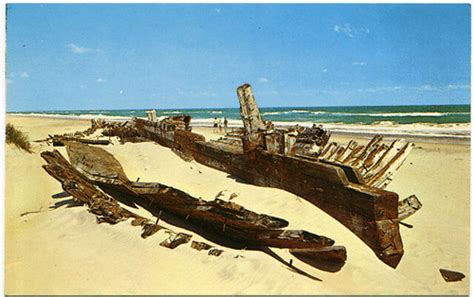 Postcard Nc Outer Banks Shipwreck Laura Barnes Flickr Photo Sharing