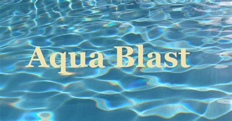 Create Inspire Be Aqua Blast Switch Up Your Summer Workout With A