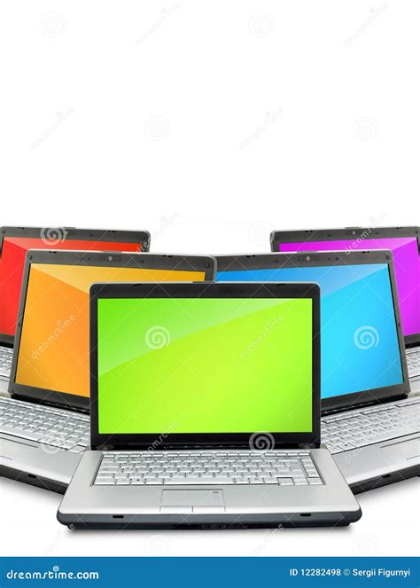 Laptops Stock Photo Image Of Notebook Black Information 12282498