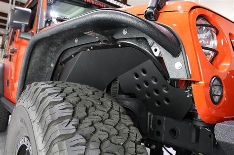 Fishbone Offroad Fb33007 Aluminum Inner Fenders For 07 18 Jeep Wrangler