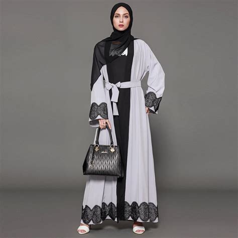 S 5xl Fashion Adult Casual Lace Robe Musulmane Turkish Dubai Fashion Abaya Muslim Dress Lace