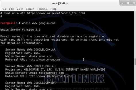 How To Use Whois In Linux Tutorial