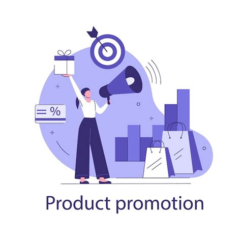 Premium Vector Product Promotion Vector Business Concept In Flat Style