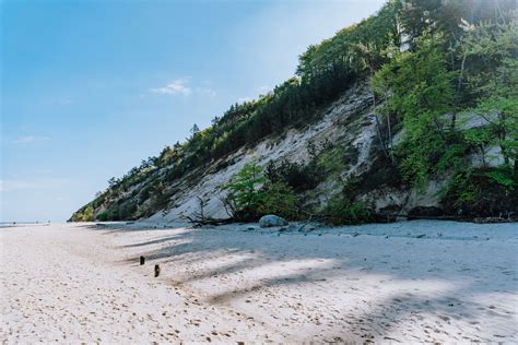 Woliński Park Narodowy Kawcza Góra Wzgórze Gosań i piaszczysta plaża