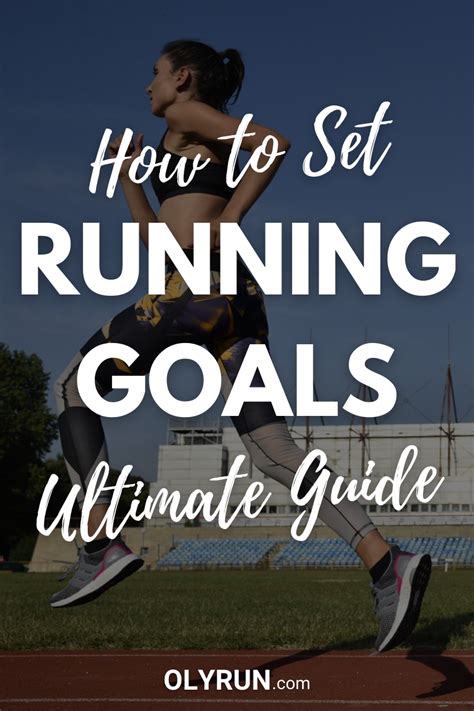 How To Set Running Goals Ultimate Guide Olyrun