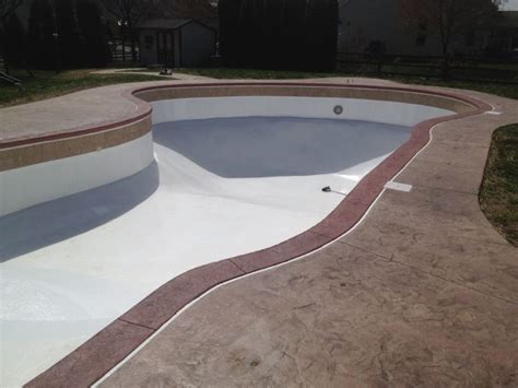 Concrete Pool Coping Inground Swimming Pool Repair Renovation And