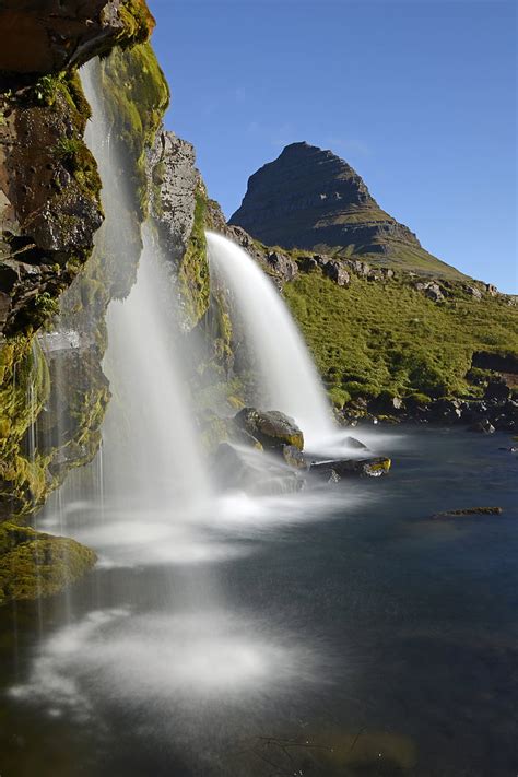 Безкоштовні фото Kirkjufellfoss Водоспад потік краєвид Природа