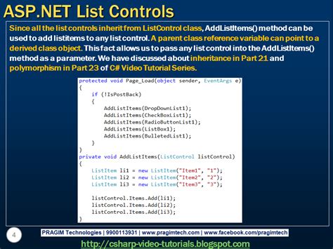 Sql Server Net And C Video Tutorial Part List Controls In Asp Net Hot Sex Picture