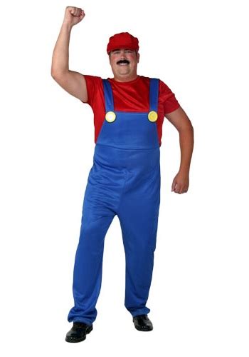 Adult Mario Costume Super Mario Bros Costumes