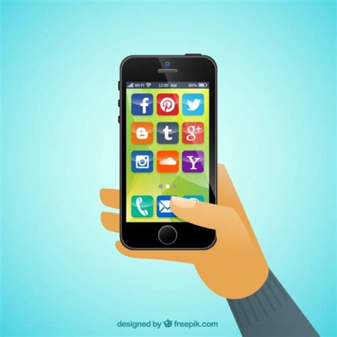 In turn, businesses can save money on travel costs and increase productivity. Mobile phone apps Vector | Premium Download