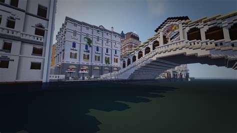 Venice Rialto Bridge And Surroundings Cinematic Minecraft Map