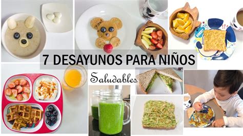 7 Desayunos Saludables Para NiÑos Recetas Fáciles Desayunos Para