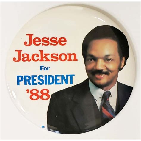 Jesse Jackson 88 Original Campaign Pin