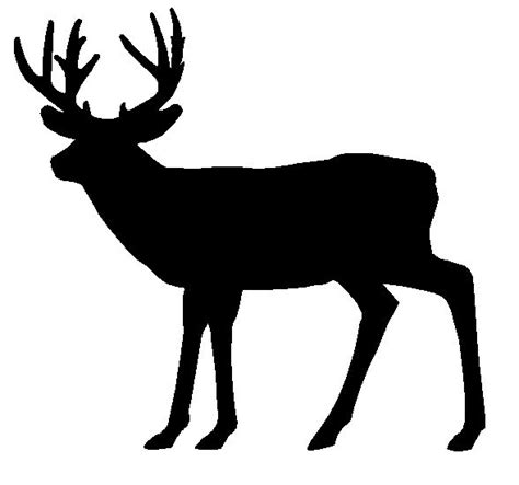 Deer Clipart Black And White