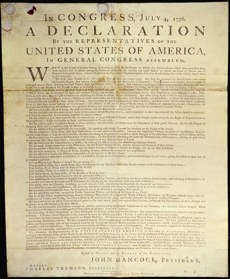 After the signing ceremony on august 2, it was most likely filed in philadelphia. United States Declaration Of Independence - Wikipedia ...