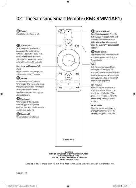 Samsung Tv Remote Control Operating Instructions Tv Schematics