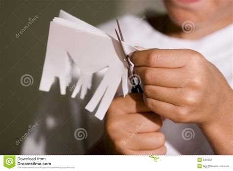 Boy cut out paper stock photo. Image of simulator, chain - 644632