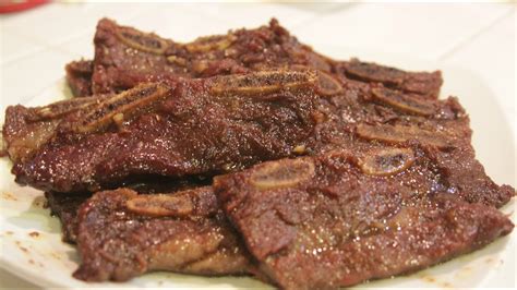 The outer part should be caramelized and lightly charred on. How to Make Korean BBQ Short Ribs (Gal-Bi ...
