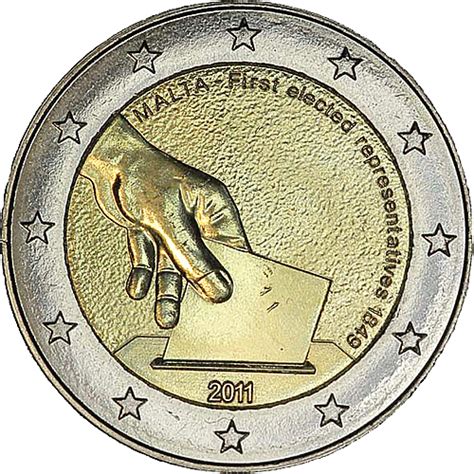 Euro Coins Malta 2 Euro 2011 Commemorative The Black