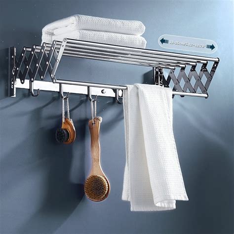 2362 3150 Towel Rack Stainless Steel Wall Mounted Expandable