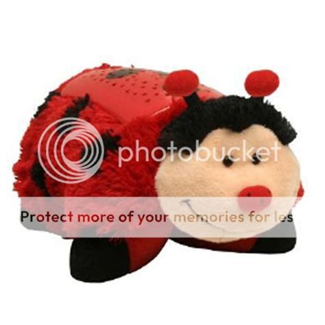 Red Ms Ladybug My Pillow Pets Dream Lites Night Light As Seen On