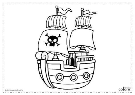 Completo Desenhos Para Colorir Navio Pirata Desenhos Para Colorir