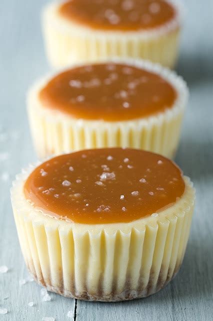 Cheesecake Cupcakes {with Strawberry Or Salted Caramel Topping} Cooking Classy