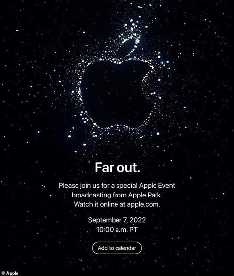 Apple Have Officially Announced A Mysterious Event Referred To As Far