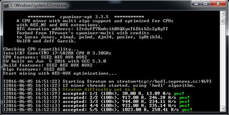Just because a coin is mined with an asic doesn't mean you can't mine it with a cpu or a gpu too. Windows Binaries for the cpuminer-opt 3.3.5 CPU Miner ...
