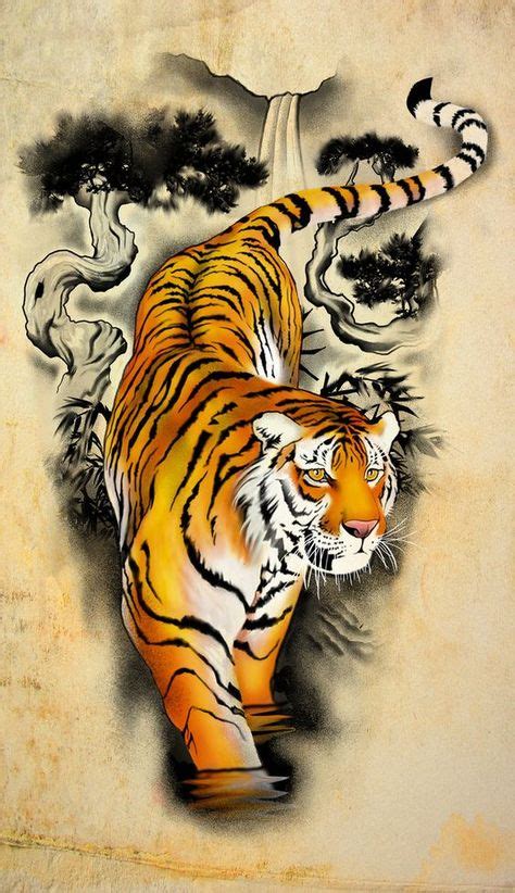 62 Chinese Tiger Tattoos With Meanings Tiger Tattoo Design Tiger